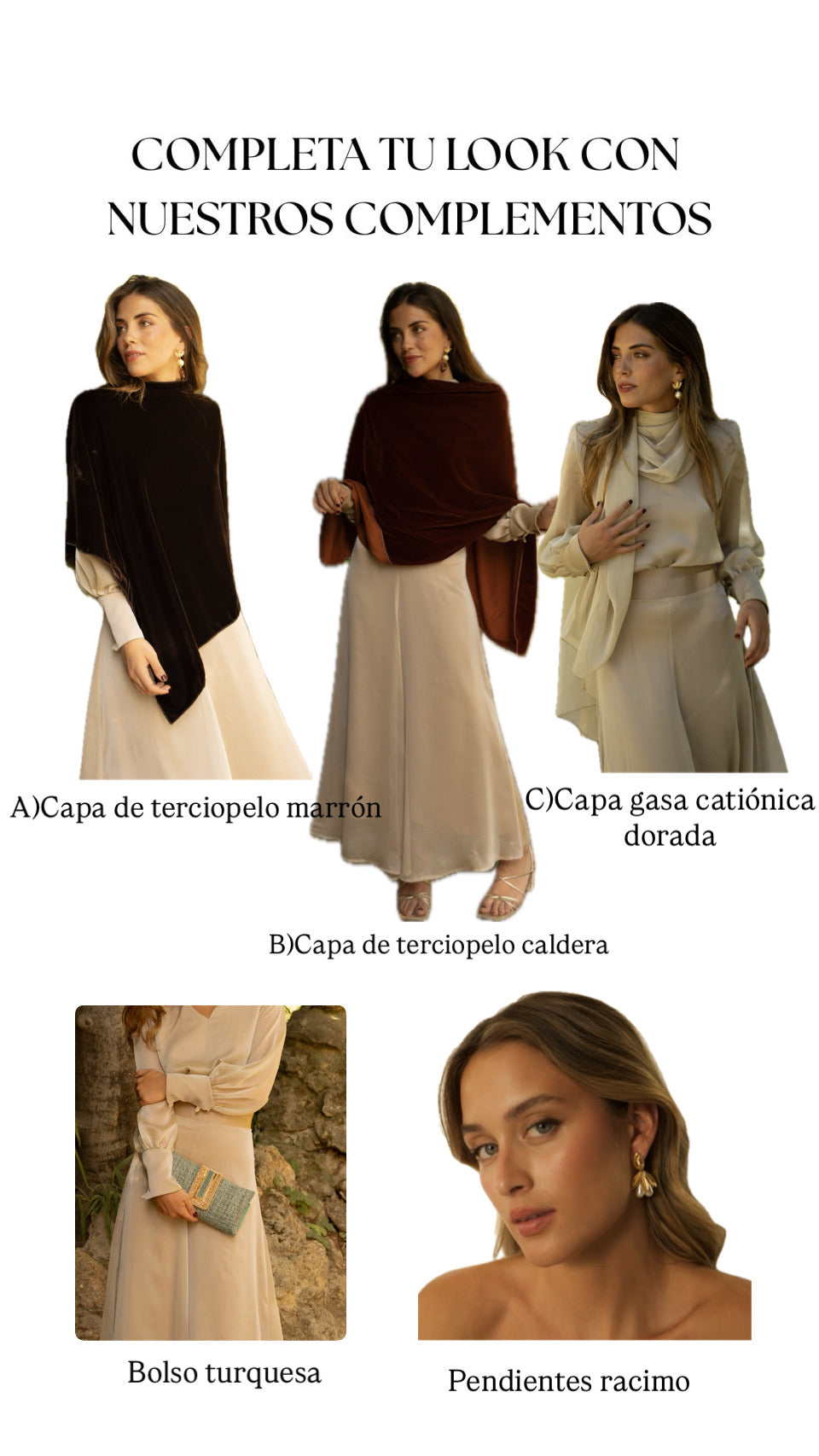 Saia Dourada Gaze Catiónica Evasê Convidada Casamento