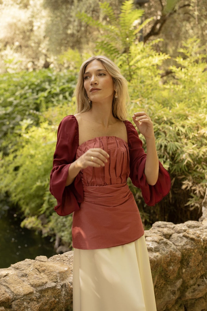 Falda Beatrice Blanca