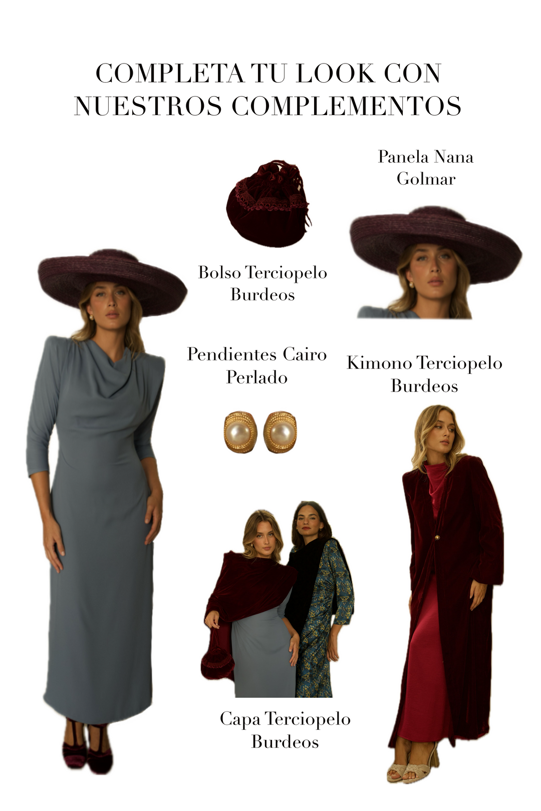 Vestido Bari Gris-azulado