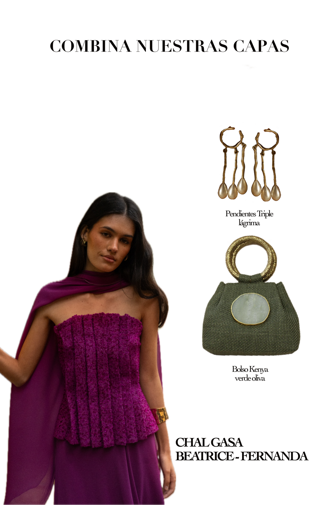 Chal gasa Beatrice-Fernanda detalle de acabado premium