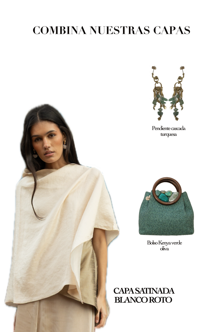 Capa Satinada Blanca rota