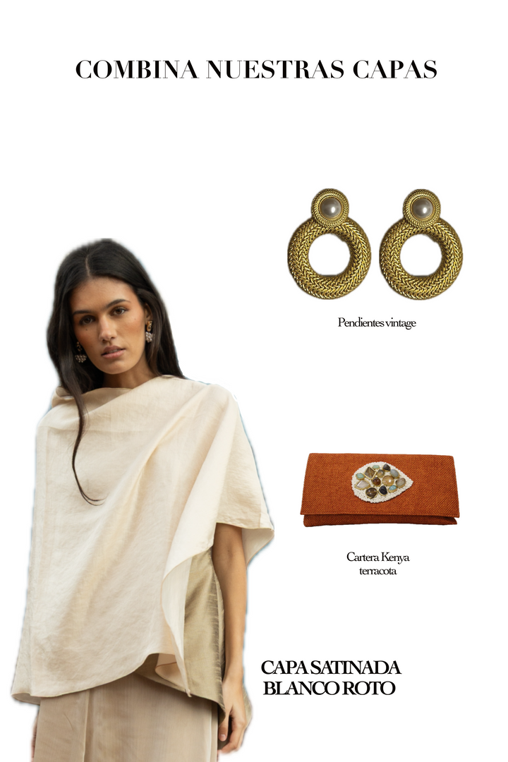 Capa Satinada Blanca rota