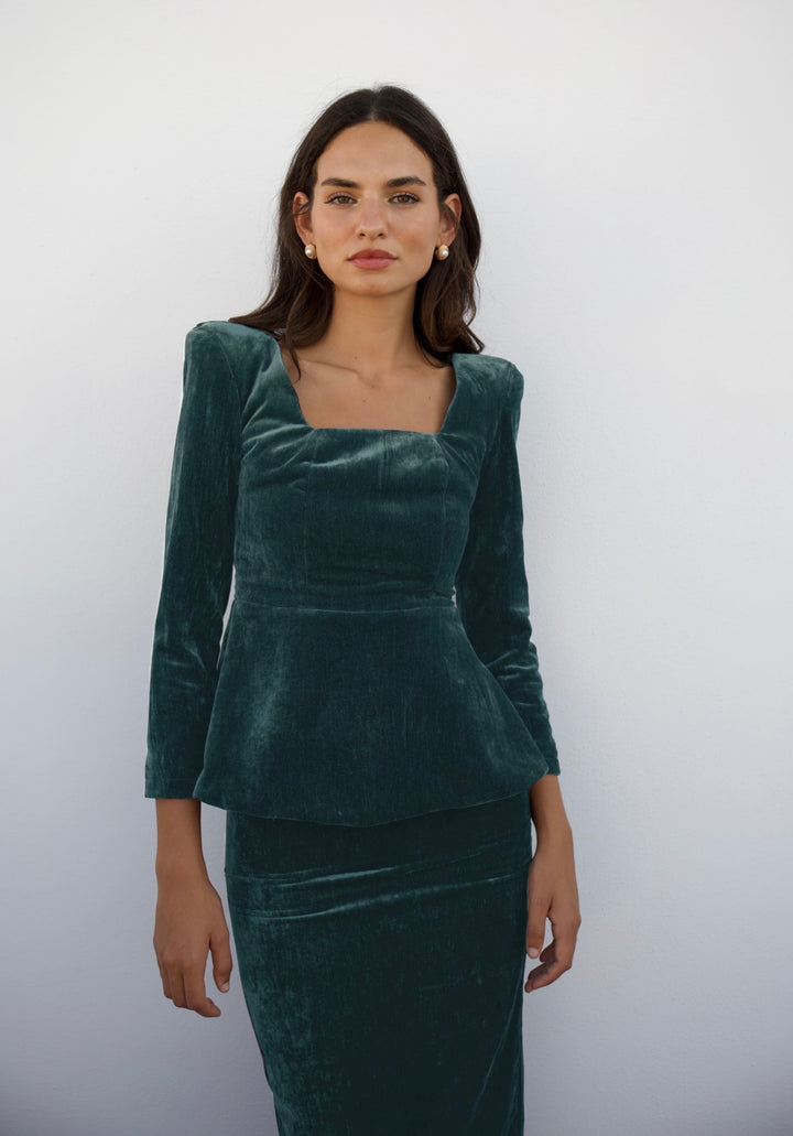 Falda Lissa terciopelo