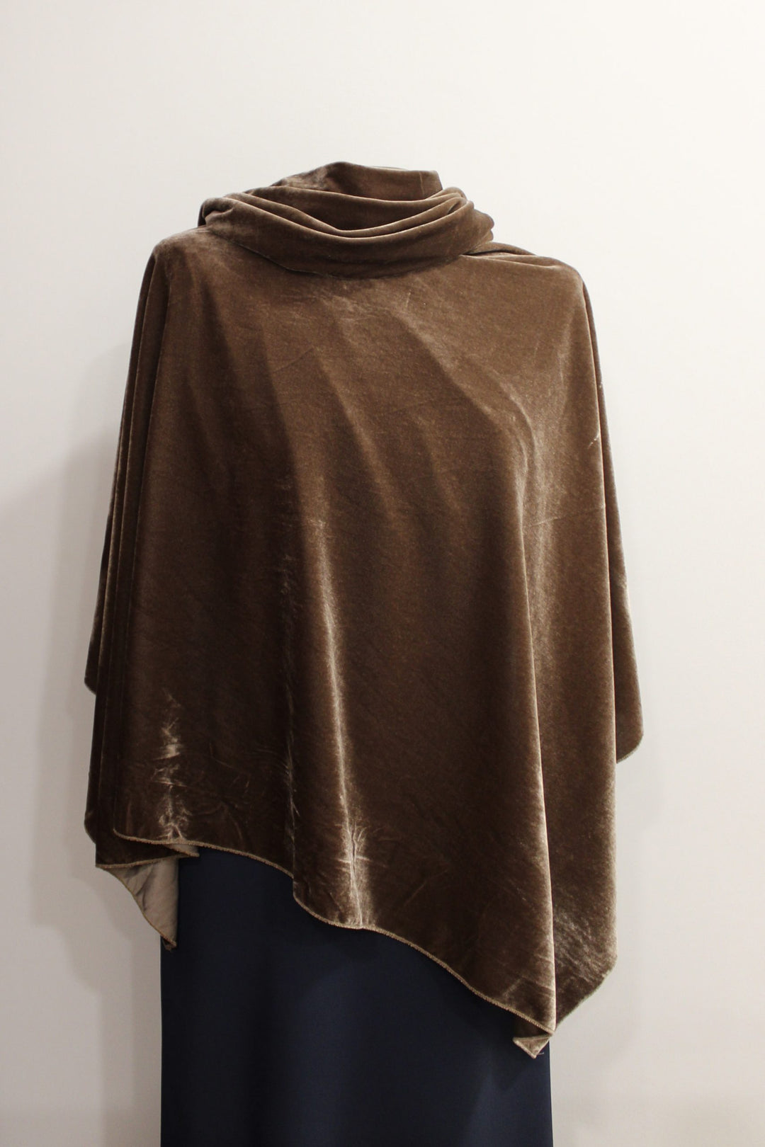 Cape en Velours Camel