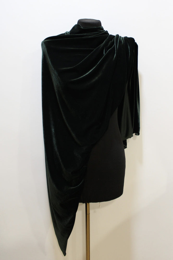 Green Velvet Cape