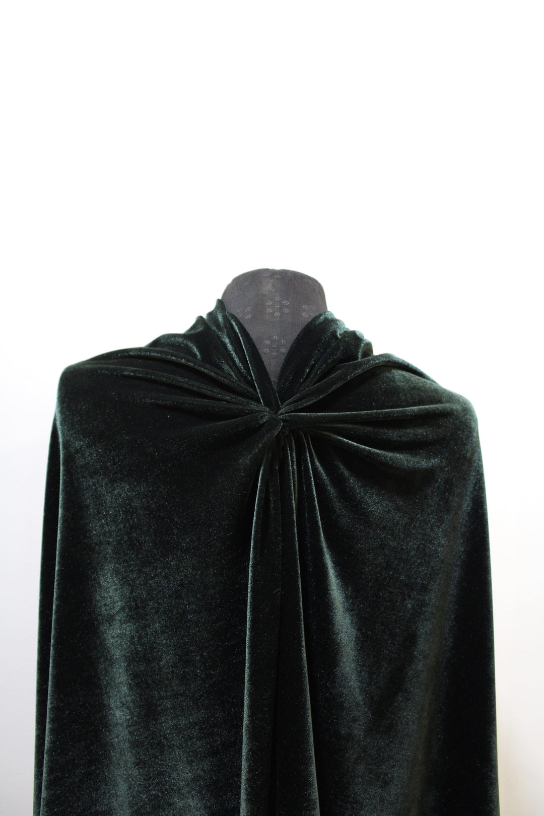 Cape en Velours Vert