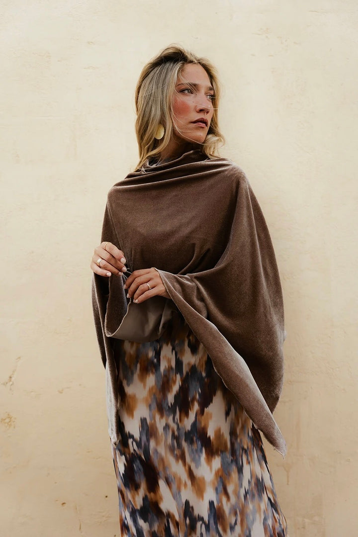 Capa Terciopelo Camel