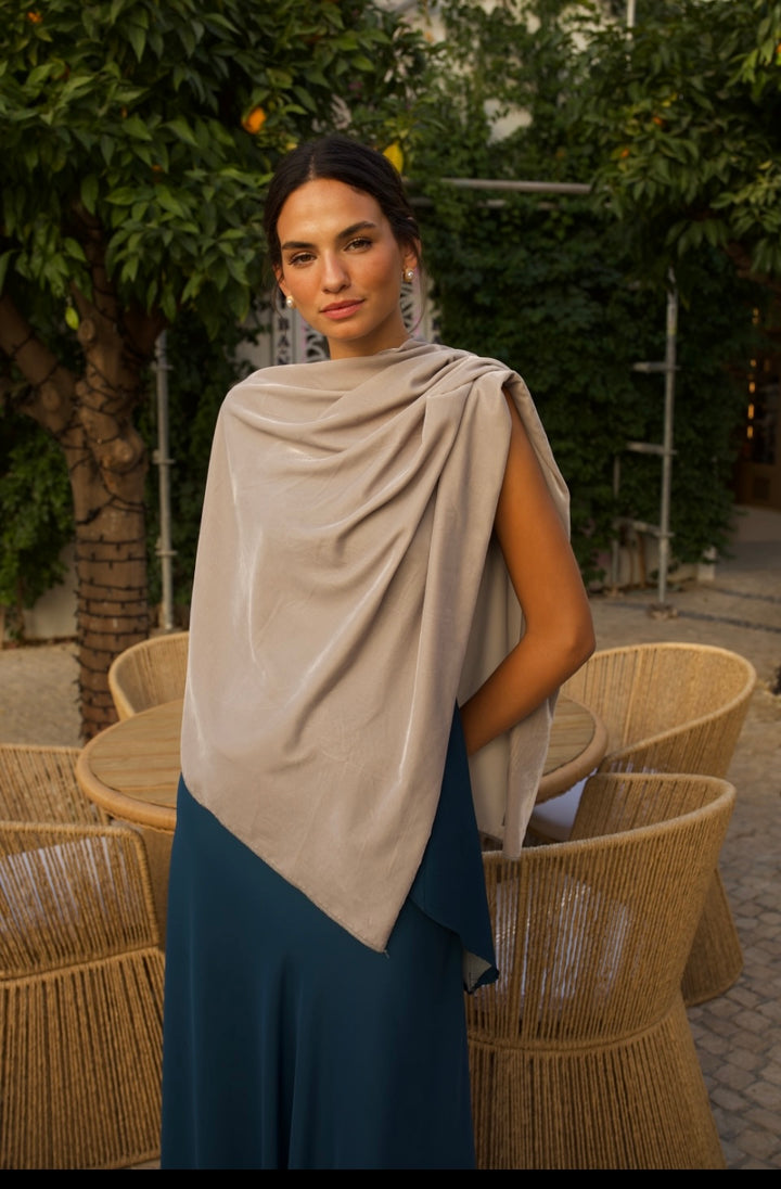 Capa Terciopelo Gris