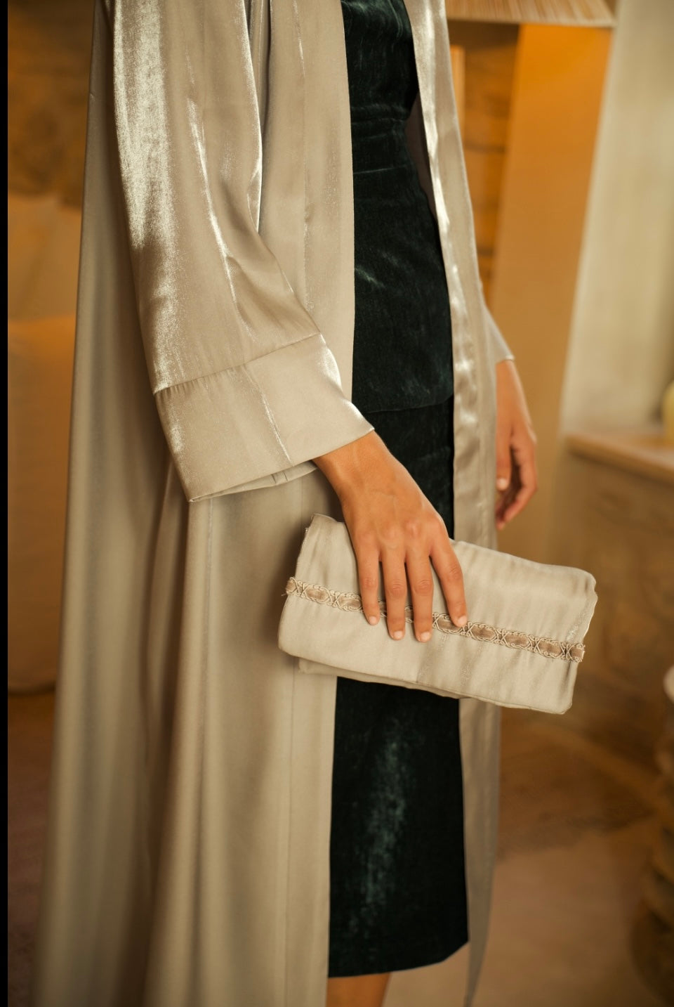 Kimono Plateado Lola