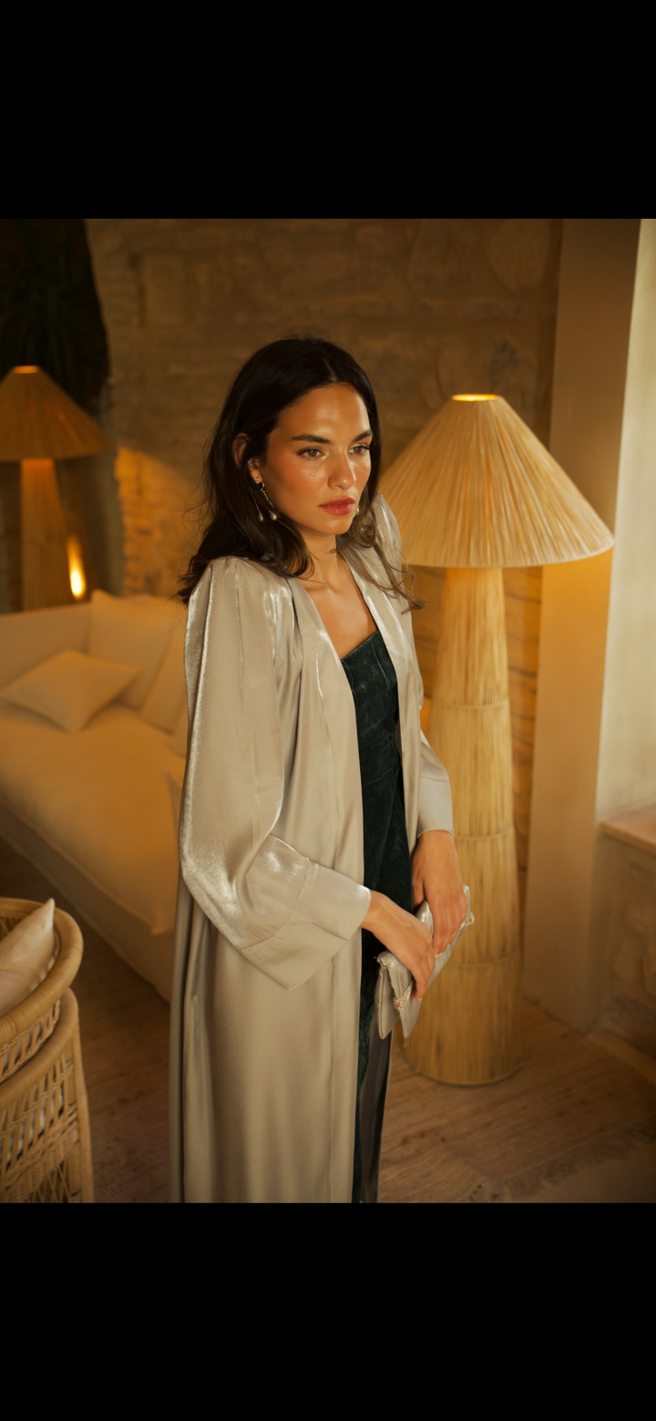 Kimono Plateado Lola