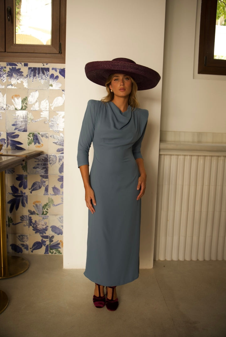Vestido Berinjela Bari