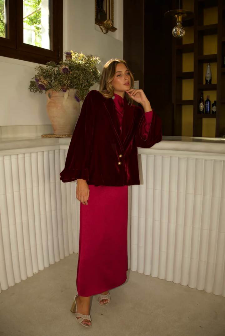 Abrigo Mirna Burdeos