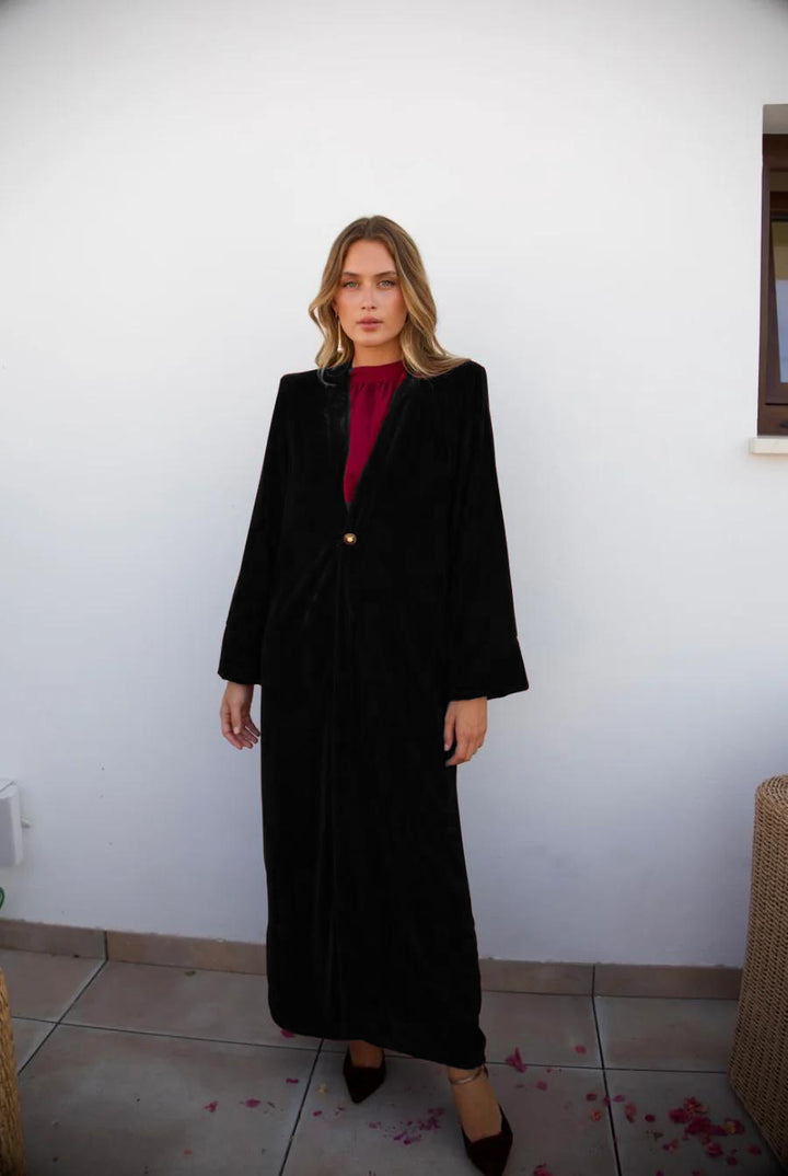 Kimono Terciopelo Negro