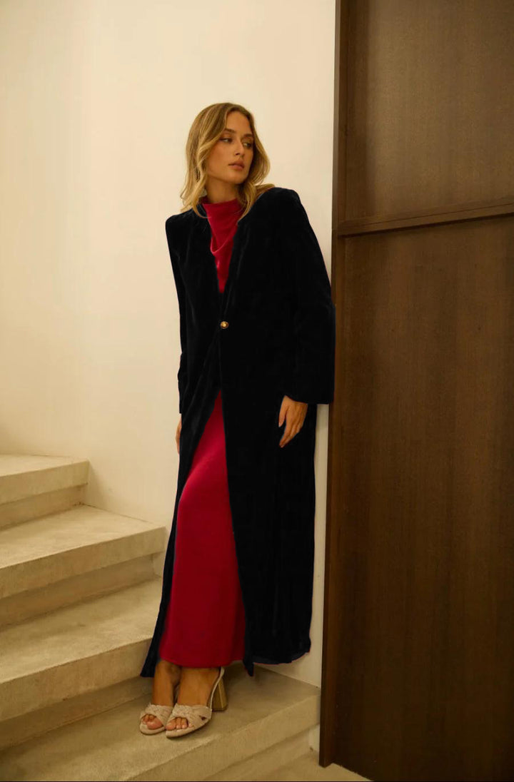 Kimono Terciopelo Negro