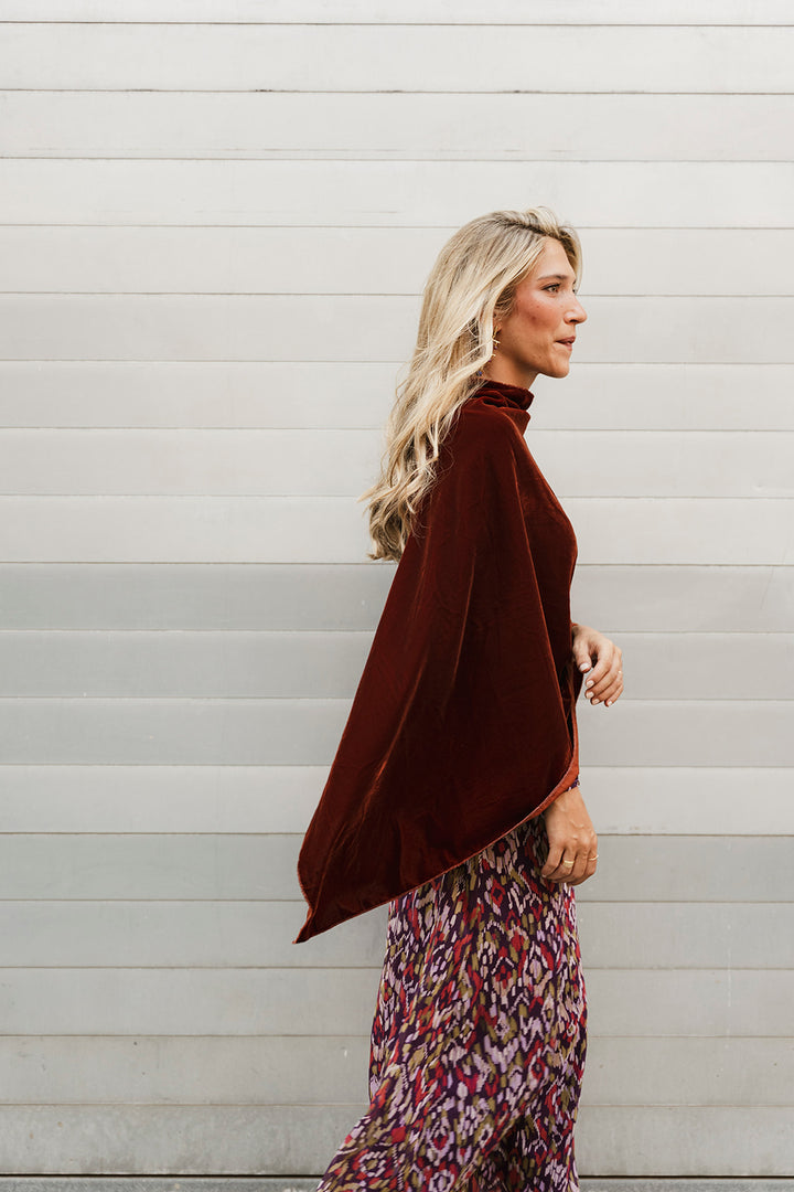 Tile Velvet Cape