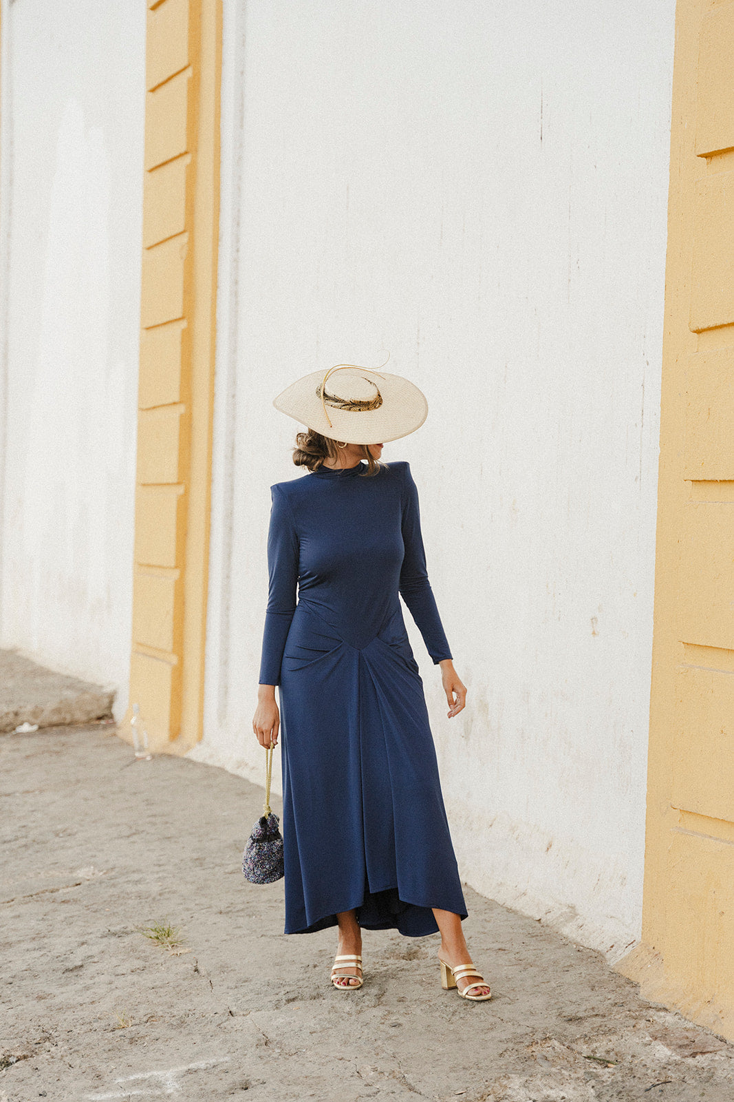 Vestido Frida Azul marino