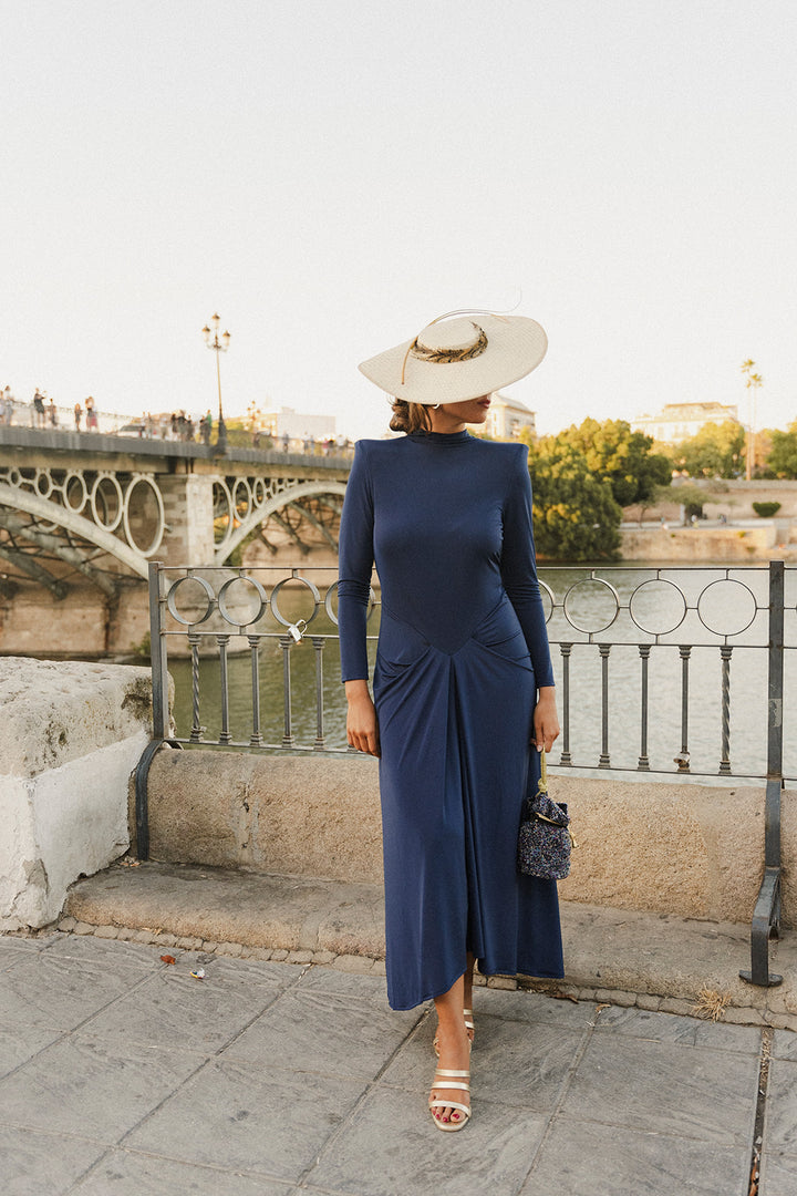 Vestido Frida Azul marino