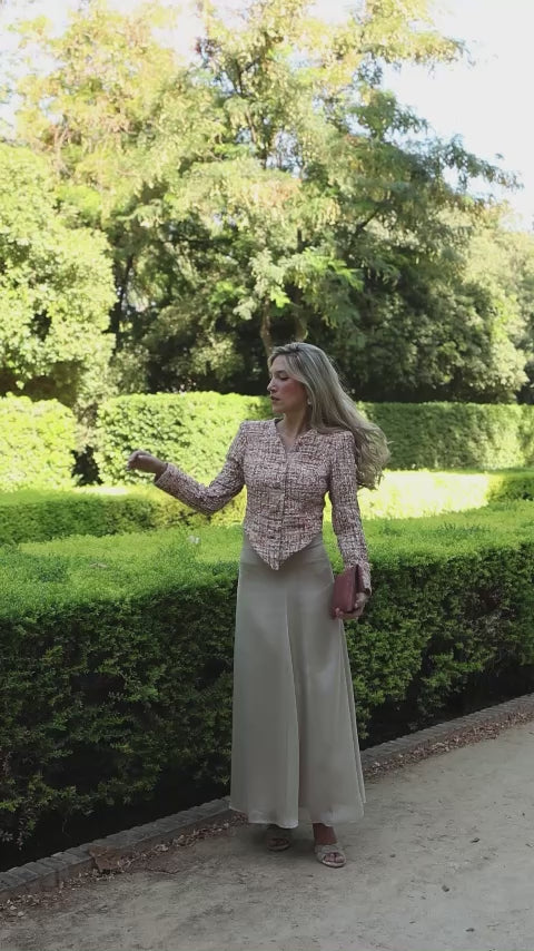 Falda Lumiere Dorada