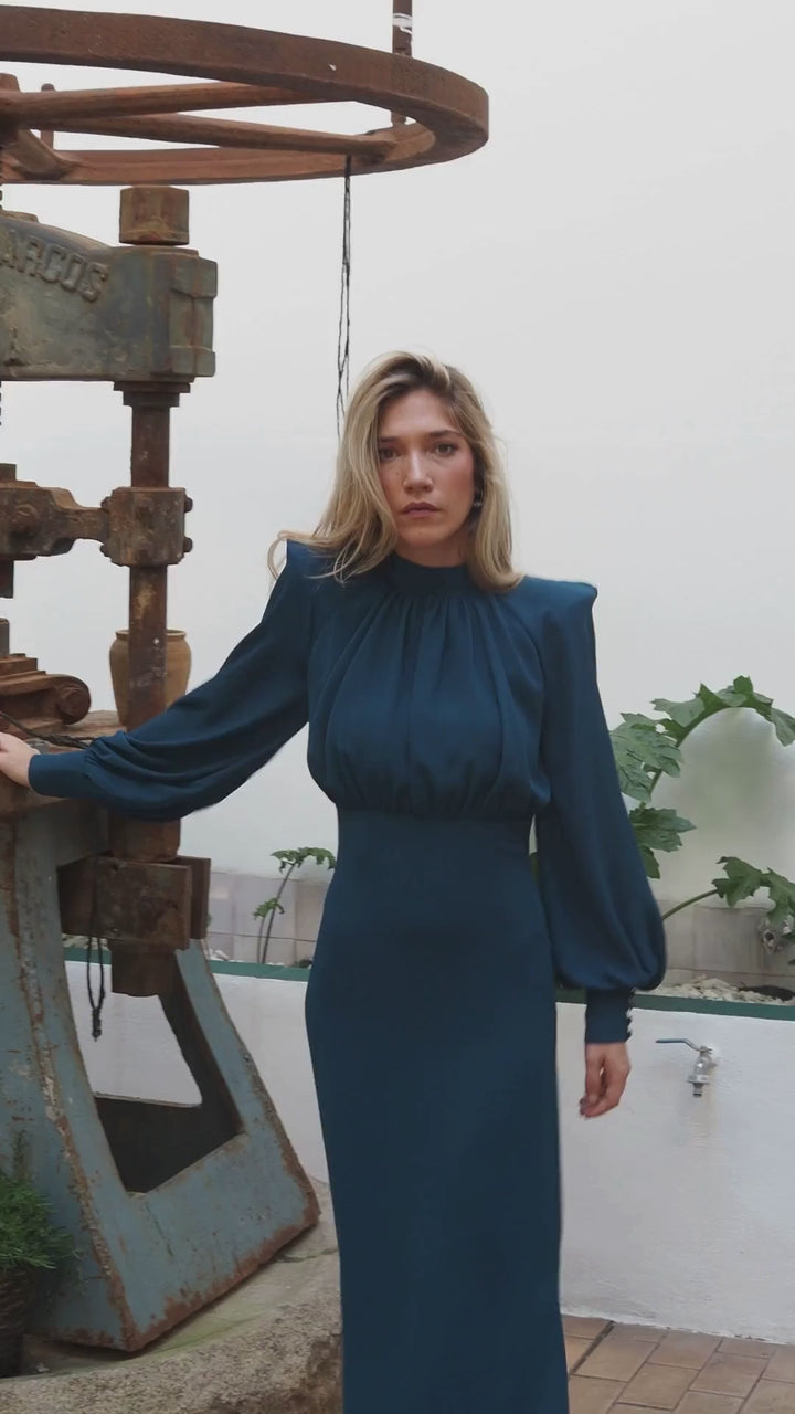 Dress Namibia Oil blue